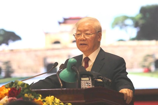 Tổng Bí thư Nguyễn Phú Trọng thăm, chúc Tết Đảng bộ, chính quyền, nhân dân Thủ đô