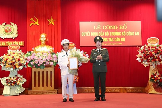 Giám đốc Công an tỉnh Yên Bái làm Chánh văn phòng Bộ Công an