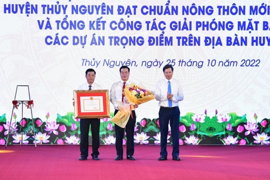 Huyện Thủy Nguyên: Tập trung mọi nguồn lực sớm đạt mục tiêu trở thành thành phố
