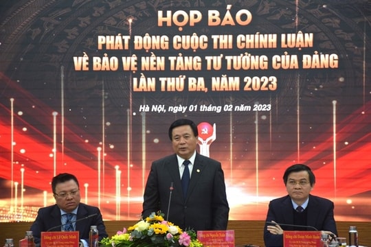 Phát động cuộc thi chính luận về bảo vệ nền tảng tư tưởng của Đảng năm 2023
