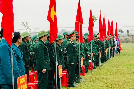 Nghệ An: Hơn 3 ngàn tân binh lên đường nhập ngũ