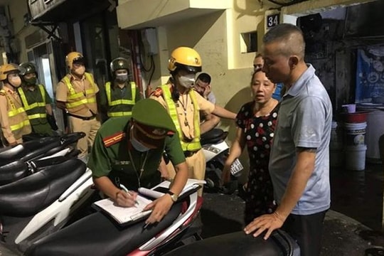 Hà Nội tổng kiểm tra điểm trông giữ xe