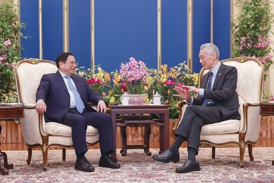 Hội đàm 2 Thủ tướng Việt Nam-Singapore: Tăng cường tin cậy chính trị, không ngừng thúc đẩy hợp tác kinh tế