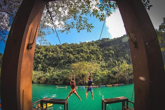 Zipline Phong Nha vào top trải nghiệm đu dây ngoạn mục nhất Châu Á