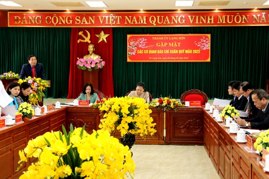 Thành phố Lạng Sơn lắng nghe, tiếp thu ý kiến của các cơ quan báo chí