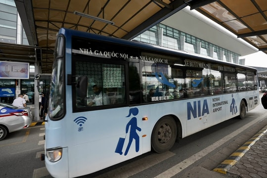 Một số lưu ý khi sử dụng 'Shuttle bus miễn phí' tại Sân bay Nội Bài