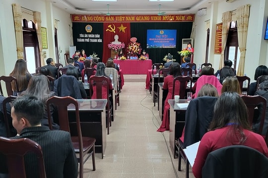 TAND thành phố Thanh Hóa tổ chức Đại hội Công đoàn cơ sở nhiệm kỳ 2023 - 2028