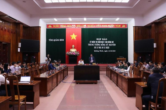 Quảng Bình: Tổ chức các hoạt động kỷ niệm 100 năm ngày sinh Trung tướng Đồng Sỹ Nguyên