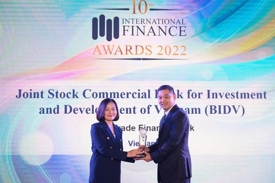 BIDV nhận giải thưởng quốc tế về tài trợ chuỗi cung ứng và xuất nhập khẩu