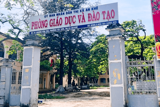 Phòng GD&ĐT thị xã An Khê sai phạm đấu thầu hàng tỉ đồng