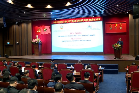 Tập huấn nâng cao kỹ năng viết bản án