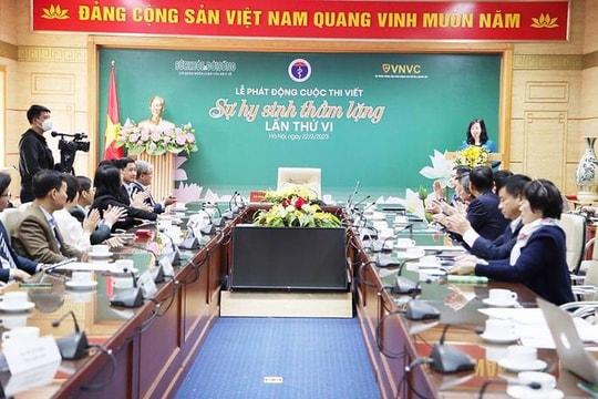 Phát động cuộc thi viết "Sự hy sinh thầm lặng" lần thứ VI