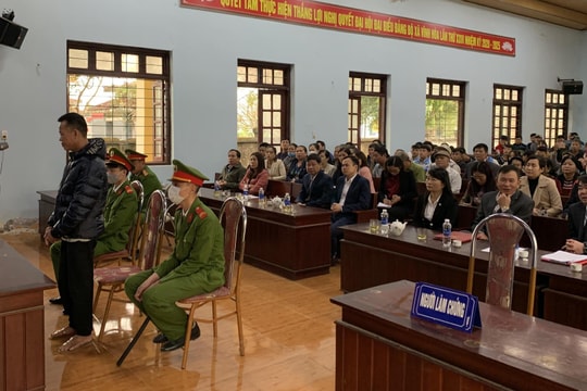 TAND huyện Vĩnh Lộc tổ chức xét xử lưu động kết hợp tuyên truyền, phổ biến giáo dục pháp luật