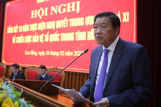 Cao Bằng: Tổng kết 10 năm thực hiện Chiến lược bảo vệ Tổ quốc