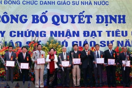 Công bố lịch xét công nhận đạt tiêu chuẩn chức danh GS, PGS năm 2023