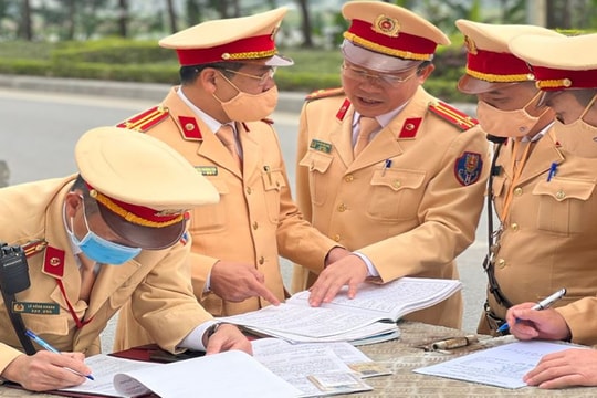 Công an Thanh Hóa Hóa tăng cường xử lý vi phạm nồng độ cồn