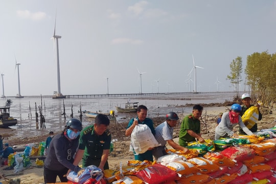 Công bố tình huống khẩn cấp sự cố sạt lở đê biển Đông