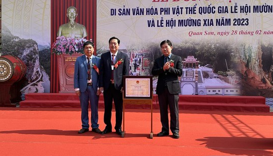 Lễ hội Mường Xia được công nhận Di sản văn hóa phi vật thể Quốc gia
