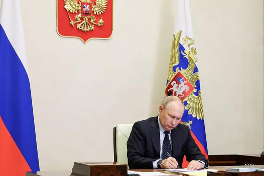 Tổng thống Putin ký ban hành luật đình chỉ tham gia hiệp ước New START