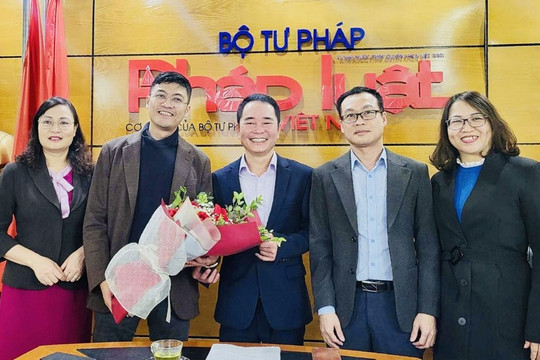 Tiến sĩ Vũ Hoài Nam làm Tổng Biên tập Báo Pháp luật Việt Nam