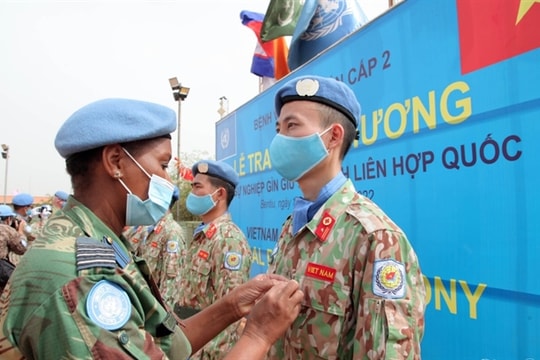 Liên hợp quốc đánh giá cao đóng góp của lực lượng gìn giữ hòa bình Việt Nam ở Nam Sudan