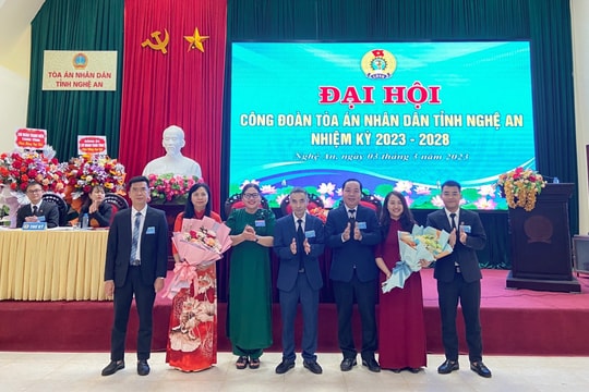 TAND tỉnh Nghệ An tổ chức Đại hội công đoàn nhiệm kỳ 2023 - 2028