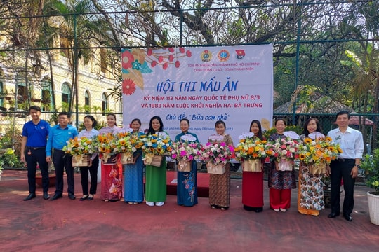 TAND TP.HCM tổ chức hội thi nấu ăn “Bữa cơm nhà”