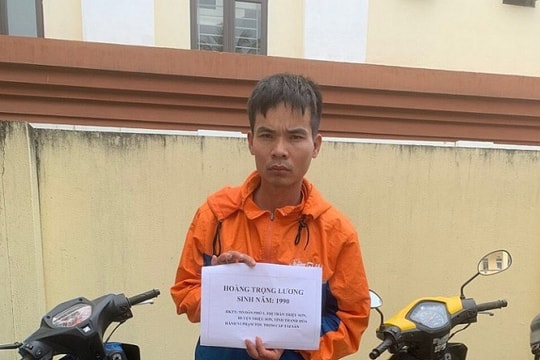 Bắt giữ đối tượng thực hiện hàng loạt vụ trộm cắp xe máy
