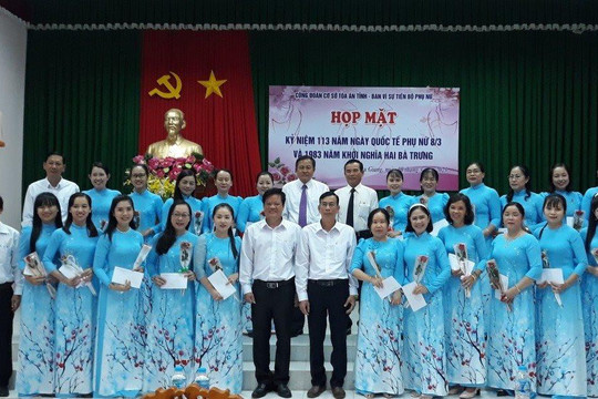 TAND tỉnh Hậu Giang tổ chức họp mặt nhân kỷ niệm ngày Quốc tế Phụ nữ