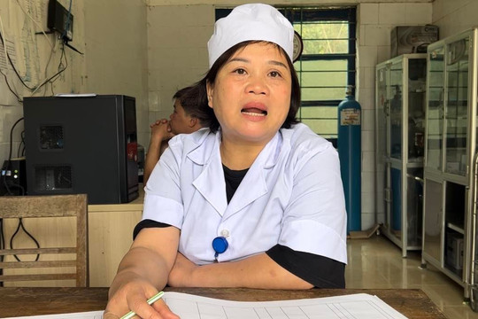 Trạm y tế thị trấn Sơn Lư xuống cấp