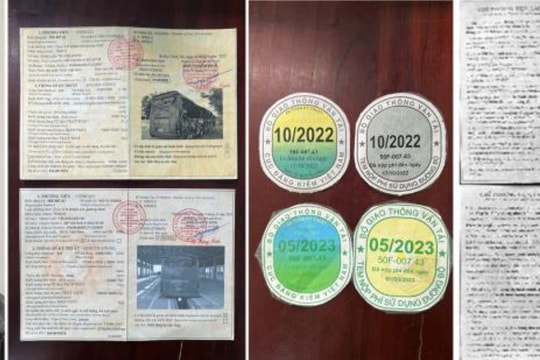 Khởi tố hai đối tượng làm giả giấy chứng nhận đăng kiểm xe khách