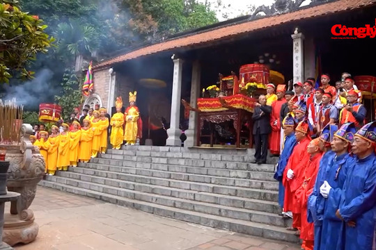 Lễ hội Đền Bà Triệu đón nhận danh hiệu Di sản văn hóa phi vật thể quốc gia