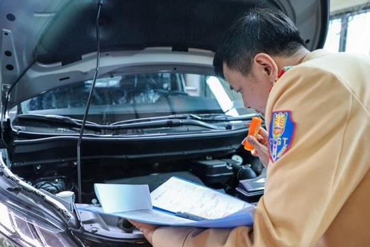 Cảnh sát giao thông không làm thay nhiệm vụ đăng kiểm của Bộ Giao thông vận tải