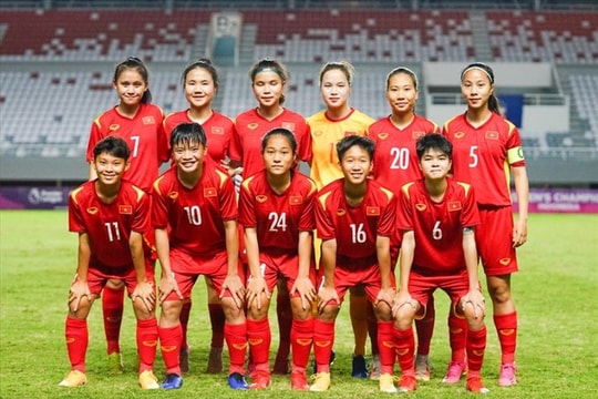 U20 nữ Việt Nam đại diện duy nhất bảng F dự VCK châu Á 2024