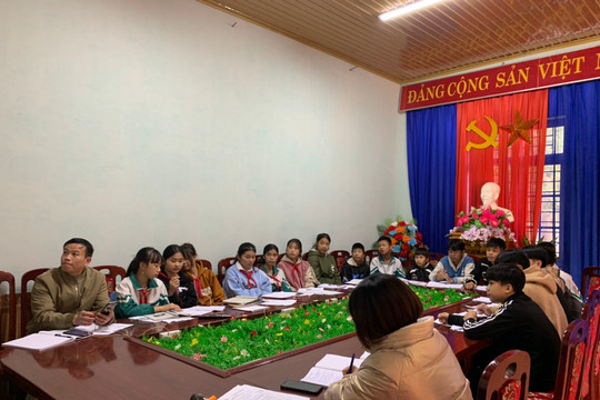 Trường Phổ thông dân tộc bán trú đồng hành cùng học sinh trong kỳ thi cuối cấp