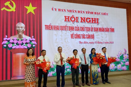 Bạc Liêu chính thức tách 2 “siêu” sở thành 4 sở
