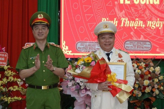 Đại tá Lê Quang Nhân được bổ nhiệm làm Giám đốc Công an tỉnh Bình Thuận