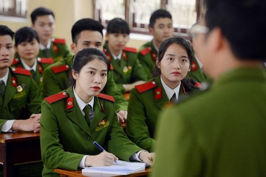 Bộ Công an dự kiến hạ chuẩn tuyển sinh đầu vào