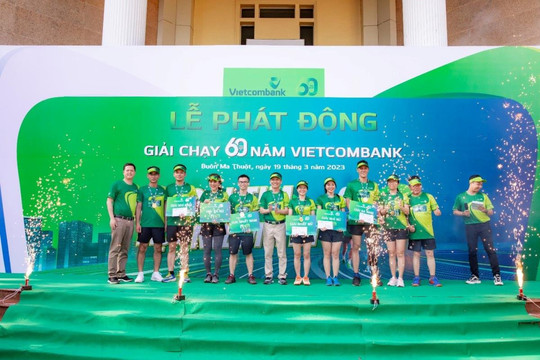 Vietcombank Đắk Lắk tổ chức Giải chạy “Vạn trái tim - Một niềm tin”
