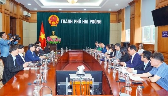 Thúc đẩy hợp tác giữa Hải Phòng với thành phố Donghae (Hàn Quốc)