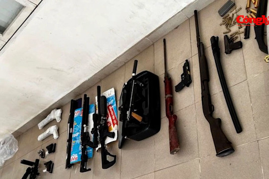 Đồng Nai: Bắt giữ băng nhóm tàng trữ, mua bán súng đạn quân dụng qua 3 tháng theo dõi