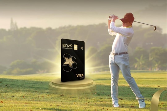 Tặng 3 lượt chơi golf miễn phí cho chủ thẻ BIDV Private Banking