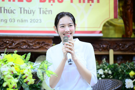 Hoa hậu Thùy Tiên kêu gọi hiến tạng