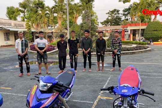 Tiền Giang: "Quái xế" tổ chức đua xe để quảng cáo lò độ xe