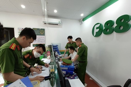 Công an đồng loạt kiểm tra 18 chi nhánh Công ty F88