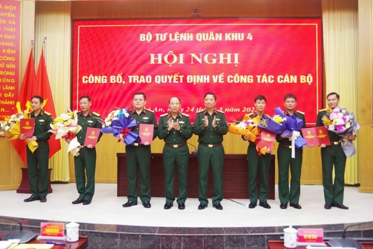 Bộ Chỉ huy Quân sự Thừa Thiên Huế bổ nhiệm Chỉ huy trưởng và Tham mưu trưởng