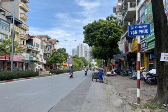 Hà Nội điều chỉnh tổ chức giao thông tuyến Chu Văn An - Vạn Phúc