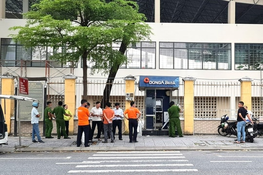 Bắt đối tượng đập phá trụ ATM ở Đà Nẵng