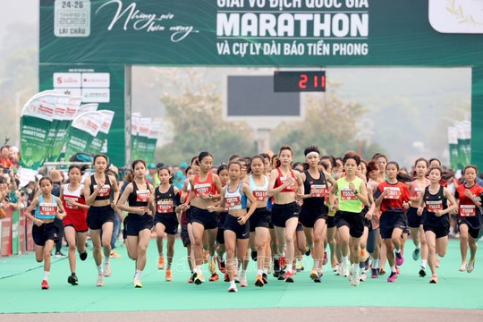 Giải Tiền Phong Marathon lần thứ 64 tổ chức tại Lai Châu