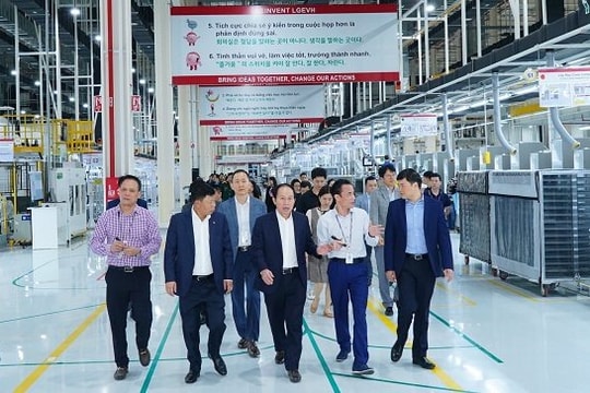 Hải Phòng thu hút hơn 7 tỷ USD vốn FDI từ Tập đoàn LG